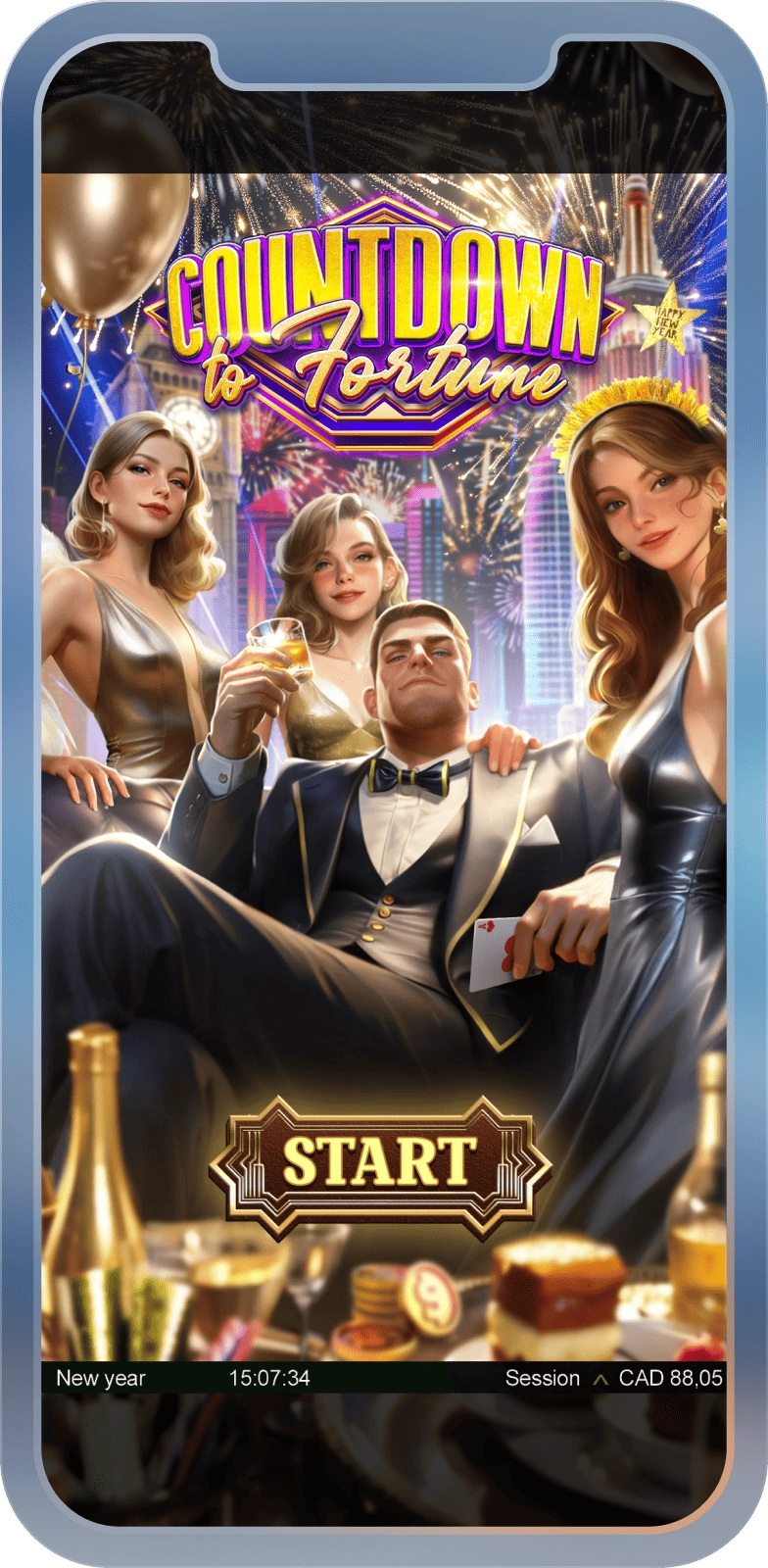 Countdown to Fortune's phone banner