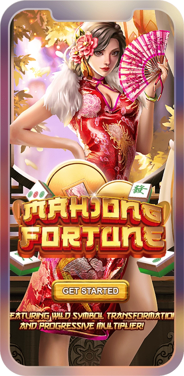 Mahjong Fortune's phone banner