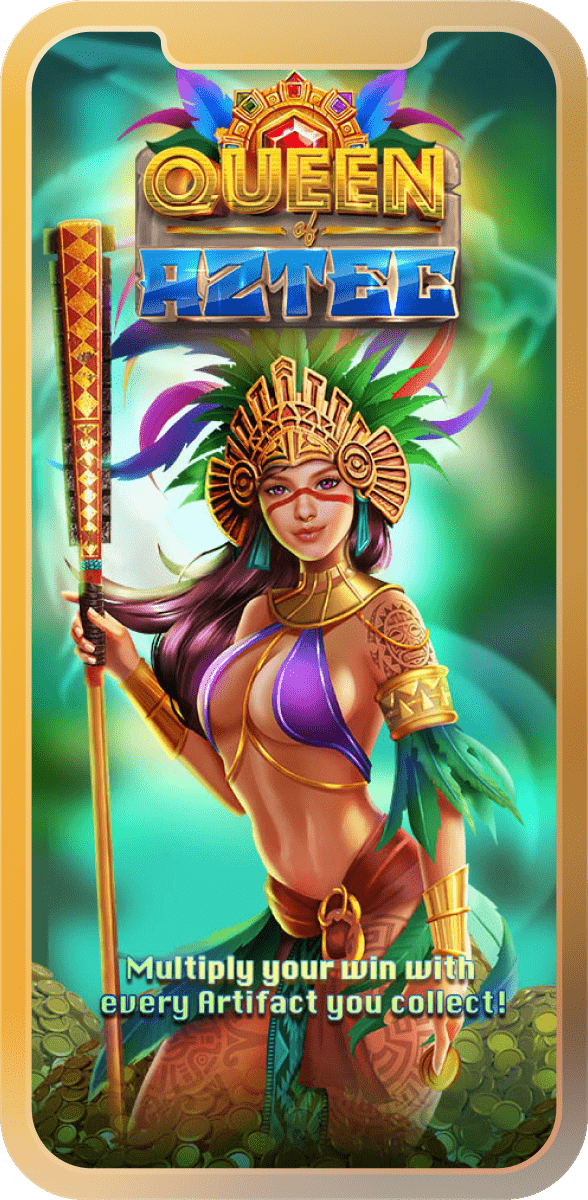 Queen of Aztec's phone banner