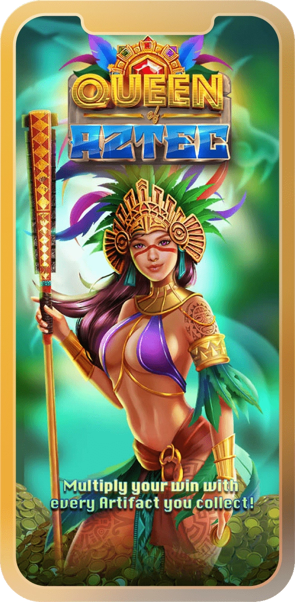 Queen of Aztec's phone banner