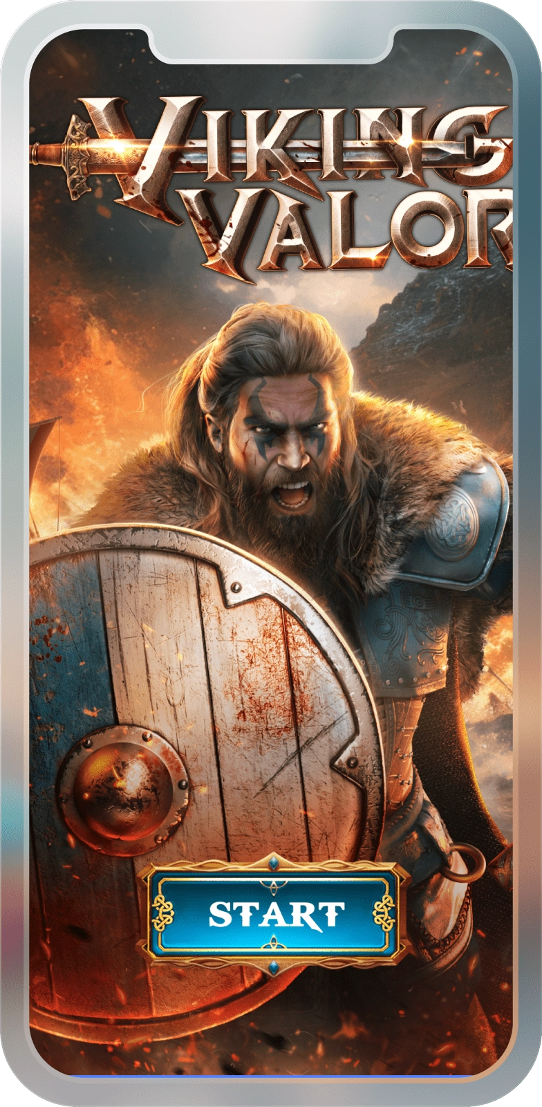 Viking Valor's phone banner