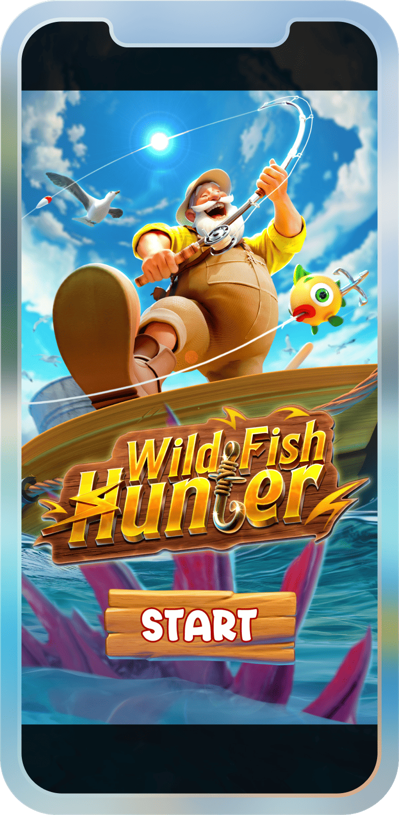 Wild Fish Hunter's phone banner