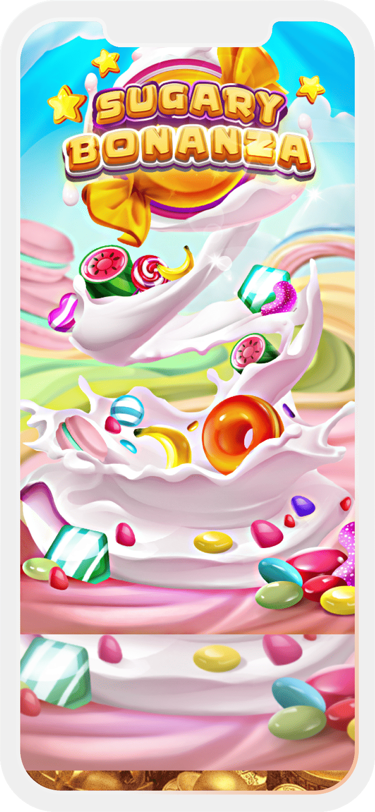 Sugary Bonanza's phone banner