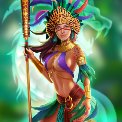 Queen of Aztec's symbol