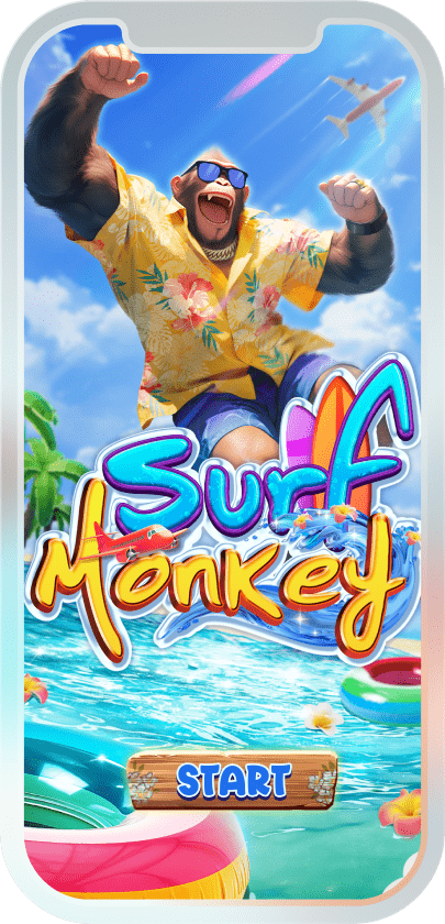 Surf Monkey's phone banner